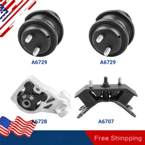 4PCS Motor & Trans Mount Set Fit 10-12 Subaru Legacy 2.5L/ Outback 2.5L Auto CVT - Picture 1 of 7