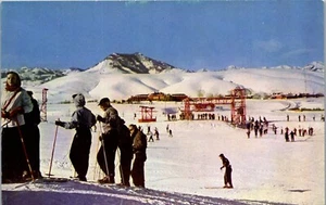 Postcard Terrace Dollar Mountain Cabin Sun Valley ID Challenger Inn Hotel Chalet - Picture 1 of 3