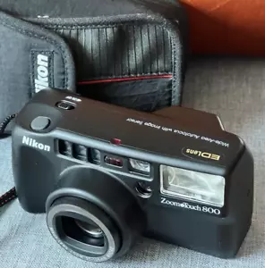 Nikon Zoom Touch 800 37-105mm Lens Wide Area Autofocus Image Sensor Film Camera - Picture 1 of 11