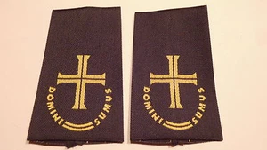 Bundeswehr Rangschlaufen Seelsorge Evangelisch gelb a blau 1 paar - Bild 1 von 1