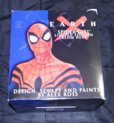 Marvel Earth X Spider-Girl VARIANT Alex Ross Dynamic Forces - PINTURA PEELING - Imagem 1 de 4