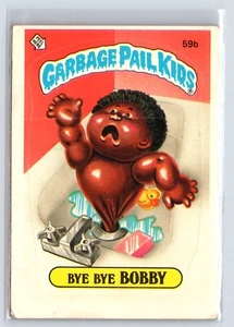 1985 Series 2 GPK Garbage Pail Kids Sticker OS2 Bye Bye BOBBY #59b - Picture 1 of 2