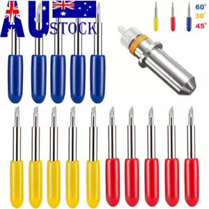 15pcs 30 45 60 Degree Roland GCC Cutting Plotter Vinyl Cutter Blade + Holder AU - Picture 1 of 9