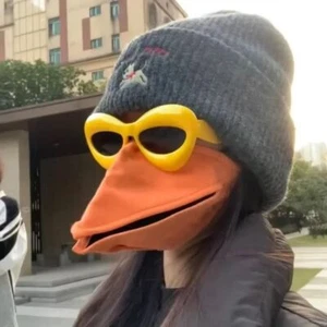 Movable Funny Animal Mouth Mask Novelty Bird Beak Face Cover Party - Picture 1 of 17