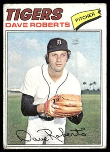 Tarjeta de béisbol Dave Roberts 1977 Topps #363 Tigres de Detroit - Imagen 1 de 2