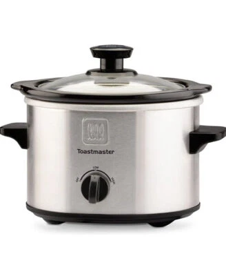 Toastmaster 1,5 qt. Olla de cocción lenta de acero inoxidable Foto 1 de 4