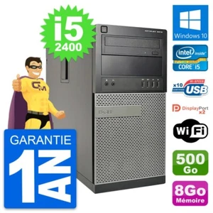 Dell OptiPlex 9010 Tower PC Intel i5-2400 RAM 8GB Festplatte 500GB Windows 10 Wifi - Bild 1 von 8
