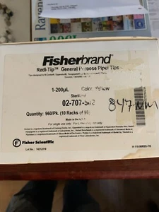 Puntas de pipeta de uso general Fisherbrand Redi-Tip 02-707-501 (CAJA DE 960) - Imagen 1 de 7