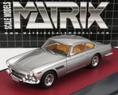 MODELLINO AUTO STATICO MATRIX FERRARI 250GT 2+2 COUPE 1960 SILVER SCALA 1/43 - Immagine 1 di 4
