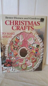 BH&G Christmas Crafts Book 1985 Hard Cover Crochet Cross Stitch Quilt Stuffed - Picture 1 of 12