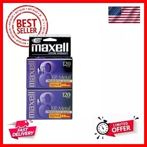 Hi-8 XR-Metal 120 min 8 mm 2-Pack - Picture 1 of 2