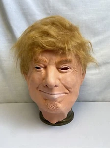 Donald Trump Látex HALLOWEEN Máscara Cabeza Completa Disfraz Fiesta Nuevo MAGA Presidente - Imagen 1 de 7