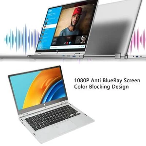 13,3 Zoll 2 in 1 Laptop für Windows11 360 Grad Drehung 1920x1080 Touch Sc BGS - Bild 1 von 24