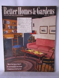 April 1945 WW2 Better Homes & Gardens Magazine Coca Cola, Cannon Towels, Ipana, - Picture 1 of 8