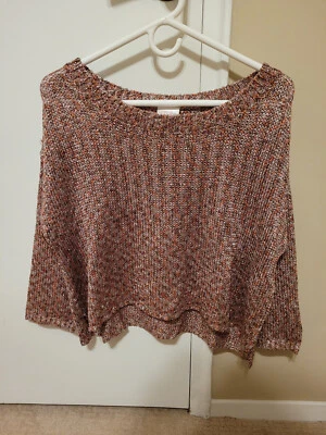 SUÉTER MUJER PARKER MULTICOLOR CROP - TALLA M Foto 1 de 4