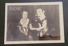 VINTAGE OUR GANG PETE THE PUP STEEL PIER ATLANTIC CITY NJ PHOTO LITTLE RASCALS