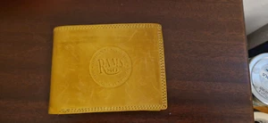 Los Angeles Rams Embossed Leather Wallet Vera Pelle - Picture 1 of 6