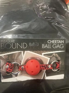 Cheetah Ball Gag - Picture 1 of 3