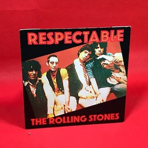 ROLLING STONES Respectable 1978 UK 7" vinyl single original 45 Mick Jagger - Picture 1 of 4