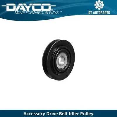 For 2000-2002 Nissan Xterra 2.4L Drive Belt Idler Pulley Air Conditioning Dayco - Image 1 of 3