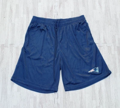 🔥 Pantalones Cortos de Entrenamiento New England Patriots Fanatics Azul Malla Para Hombre XLT XL Alto Foto 1 de 3