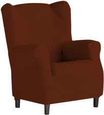Eysa Italia Dorian Copripoltrona Bielastico, Ciniglia, Arancione, Arancione