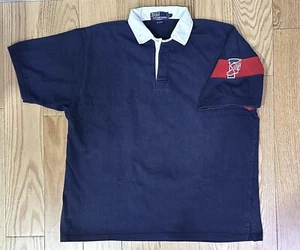 Polo Ralph Lauren 1992 OG P-wing Pwing P wing Rugby Shirt L - Bild 1 von 9