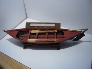Maßstabsmodell kanadisches Pelzhandel York Boot - Bild 1 von 14