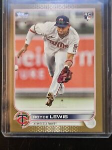 Royce Lewis RC 2022 Topps Update US105 GOLD 1254/2022 Minnesota Twins Rookie