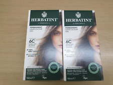 Herbatint 6C Dark Ash Blonde 150ml Perm Hair Colour Gel X2 JUST £22.95 FREEPOST