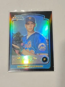 2003 Bowman Chrome Draft Refractor #BDP Matthew Peterson Mets RC - Picture 1 of 2