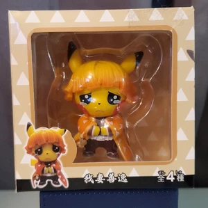 Figura Pikachu Cosplay Zenitsu Agatsuma 4" Demon Slayer - Imagen 1 de 6