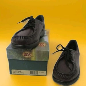 SAS Mocassino donna Take Time stringato vino antico 1690-153 9,5N - Foto 1 di 8