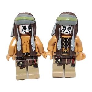 Lego Lone Ranger Minifigure TONTO Lot Of 2 Minifig - Picture 1 of 6