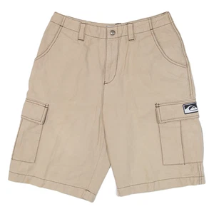 QUIKSILVER Girls Jorts Shorts Beige Relaxed 14Y W26 - Picture 1 of 6
