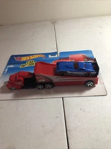 HOT WHEELS SUPER RIGS STUNTIN SEMI & ROCK 'N RACE 2019 NEW -loose - Picture 1 of 4