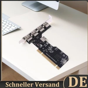 5 Ports, 4 externe und 1 interne USB 2.0-PCI-Controllerkarte mit 480 Mbit/s für - Afbeelding 1 van 10