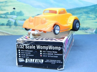 1/32 Slot Car Parma #415-X Womp Womp '33 FORD COUPE HOTROD (ORANGE) New - Image 1 of 4