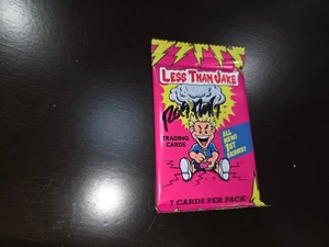 Less Than Jake Exclusive Trading Cards Confezione Sigillata - Spazzatura Secchio Bambini, Firmato - Foto 1 di 10