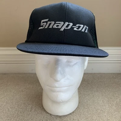 Nuevo de Lote Antiguo Sombrero de Camionero Swingster Negro Bordado NASCAR Foto 1 de 4