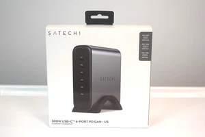 Satechi 200W USB-C 6 Port GaN Charging Station - SLIM DESIGN & Cradle - NEW! - Picture 1 of 8