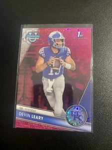 2023 Bowman Chrome U Devin Leary Fushia Mini Diamond Refractor #56 110/150 - Bild 1 von 2