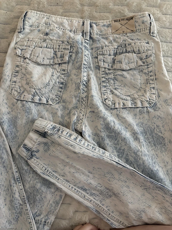 PANTALONES DE CHÁNDAL A RAYAS TRUE RELIGION TROOPER PARA HOMBRE TALLA 28 Foto 1 de 4