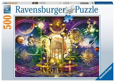 PUZZLE ravensburger SISTEMA SOLARE DORATO softclick 500 PEZZI originale 49 X 36  - Immagine 1 di 2