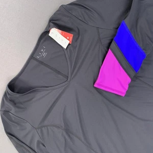 LIVI Lane Bryant Shirt Womens 18/20 Black Long Sleeve Wicking Activewear Plus - Picture 1 of 15