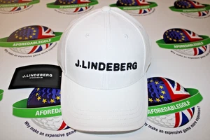 Gorra de golf ajustable blanca J.Lindeberg Hennric - Imagen 1 de 4