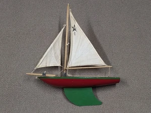 Star Yacht Birkenhead SY3 Teichyacht Vintage Modell Segeln Massivholz Original - Bild 1 von 10