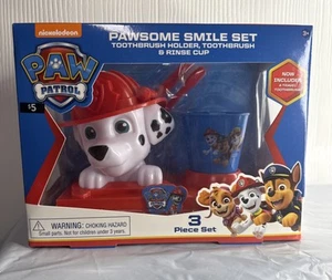 Juego de cepillo de dientes Paw Patrol Great Smile taza de enjuague regalo Nickelodeon - Imagen 1 de 2