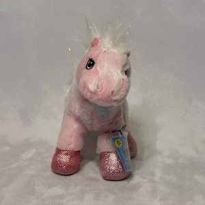 Peluche Ganz Webkinz Rosa Pony Animal de Peluche HM117 Código Sellado - Imagen 1 de 12
