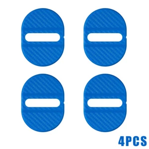 4pcs Plastic Car Door Lock Protective Covers Cushion Anti-Rust Sleeve Cover - Picture 1 of 15